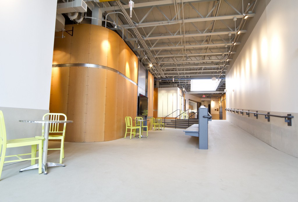 picture of the inside halls of the IMRC