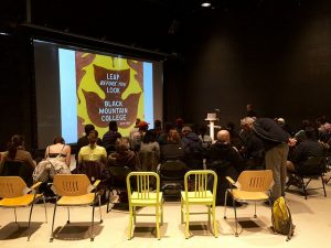 Students watching Presentation on Black Mountain College